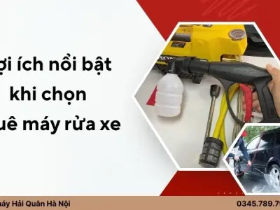 Ưu nhược điểm của việc thuê máy rửa xe so với sở hữu riêng