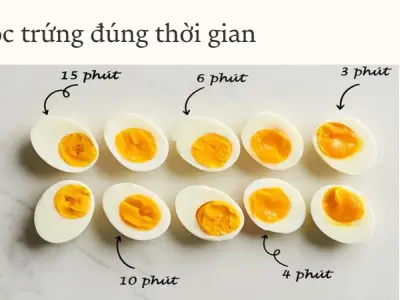 Cách luộc trứng lòng đào dẻo thơm ngon như đầu bếp 5 sao