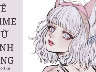 Bí quyết vẽ anime nữ lạnh lùng đơn giản thu hút