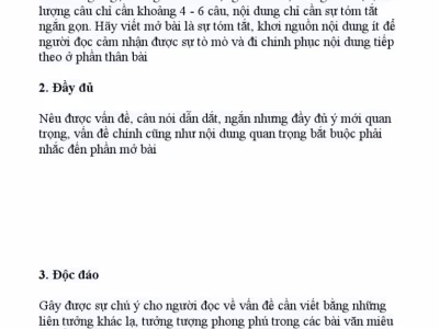 Bí quyết viết mở bài hay giúp bài văn chinh phục điểm cao