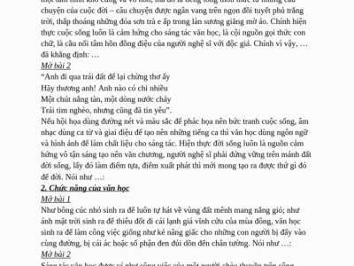 Các Mở Bài Nghị Luận Văn Học Hay: Bí Quyết Chinh Phục Điểm Số Cao