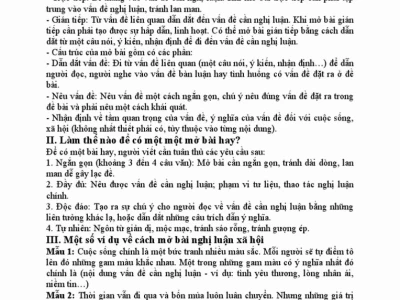 Cách viết mở bài nghị luận xã hội thu hút và hiệu quả