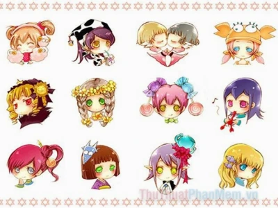 Chiêm ngưỡng 12 cung hoàng đạo anime chibi đáng yêu