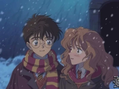 Harry Potter phiên bản anime: Khám phá sức hút qua fanart AI độc đáo