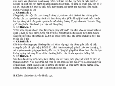 Hoàn Thiện Bài Văn Nghị Luận Xã Hội Với Các Kiểu Kết Bài Sâu Sắc