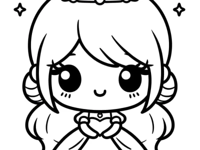Khám phá thế giới tranh tô màu chibi cute đơn giản cho mọi lứa tuổi
