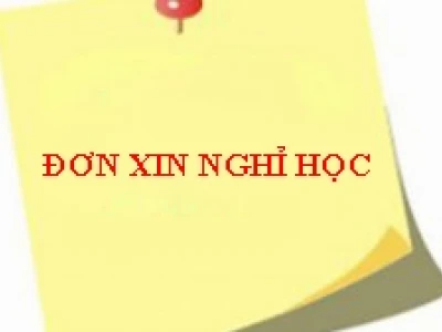 Mẫu đơn xin nghỉ học chuẩn nhất năm 2026
