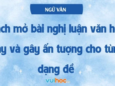 Mở bài bằng lí luận văn học về thơ: Chìa khóa chinh phục điểm cao