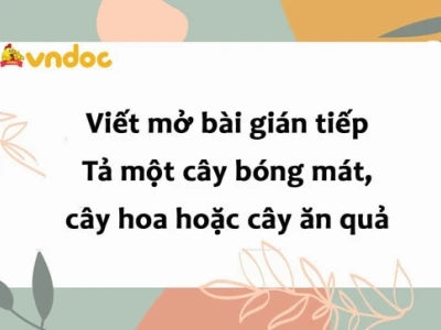 Mở bài gián tiếp tả cây xoài thu hút, độc đáo cho học sinh lớp 4