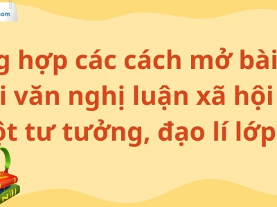 Mở Bài Nghị Luận Xã Hội Về Tư Tưởng Đạo Lý: Hướng Dẫn Chi Tiết