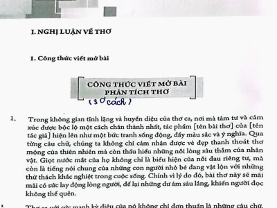 Mở bài phân tích thơ: Khám phá nghệ thuật và chiều sâu ý nghĩa