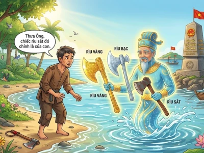 Phân tích câu chuyện Ba lưỡi rìu: Mở bài gián tiếp và ý nghĩa sâu sắc