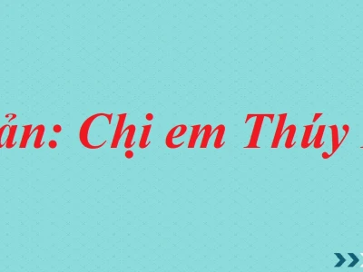Phân tích "Chị em Thúy Kiều" trong Truyện Kiều
