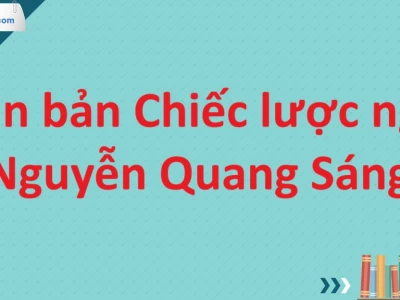 Phân tích tác phẩm Chiếc lược ngà của nhà văn Nguyễn Quang Sáng