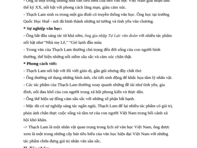 Phân tích tác phẩm Nhà mẹ Lê của Thạch Lam sâu sắc nhất