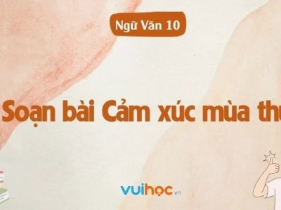Soạn bài Cảm xúc mùa thu lớp 10 văn bản cánh diều