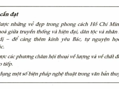 Soạn bài Phong cách Hồ Chí Minh lớp 9 chi tiết