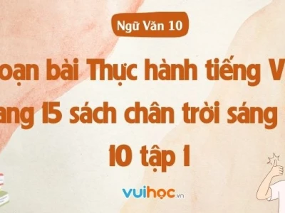 Soạn bài Thực hành Tiếng Việt lớp 10: Khám phá sâu sắc kiến thức