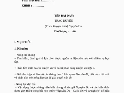 Soạn bài Trao duyên lớp 11 đầy đủ, chi tiết và hay nhất