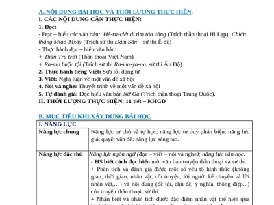 Soạn văn 10 bài 1: Thần thoại và Sử thi - Khám phá thế giới huyền bí