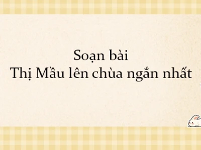 Soạn văn 10 cánh diều bài Thị Mầu lên chùa chi tiết và đầy đủ