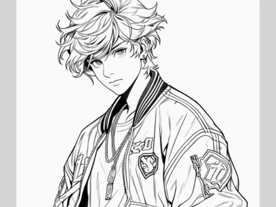 Tranh Tô Màu Anime Boy Ngầu Lạnh Lùng: Bộ Sưu Tập Độc Đáo 2026