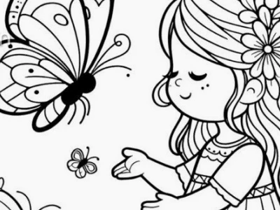 Tranh tô màu nàng tiên cá chibi: Khám phá thế giới sáng tạo cho bé