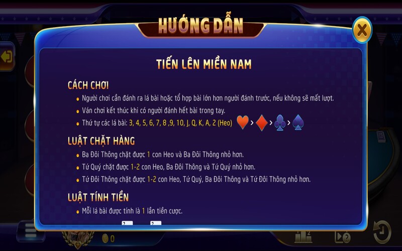 Luật chơi và cách đánh game bài Tiến Lên VIN777