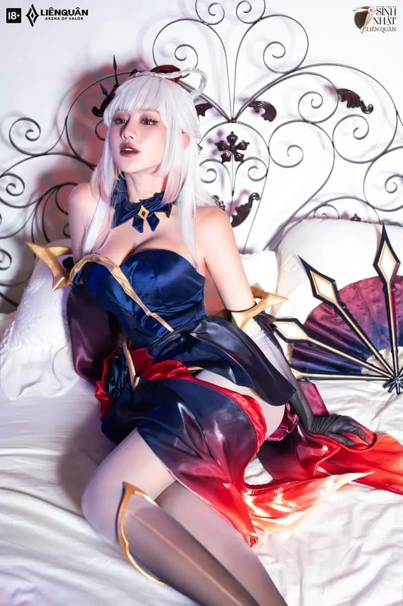 Gái xinh cosplay Veera liên quân mobile, cuốn hút với vẻ ma mị, quyến rũ