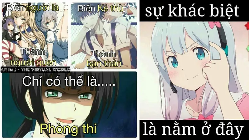 Tóc che mắt anime meme mang đến phong cách độc đáo