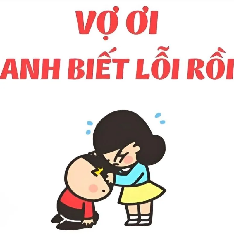 Meme ảnh xin lỗi hài hước giúp bạn làm lành ngay với một nụ cười