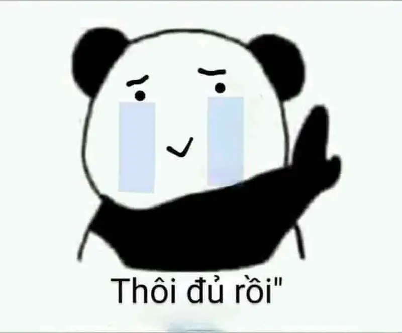 Meme Wojak khóc thể hiện nỗi buồn sâu sắc