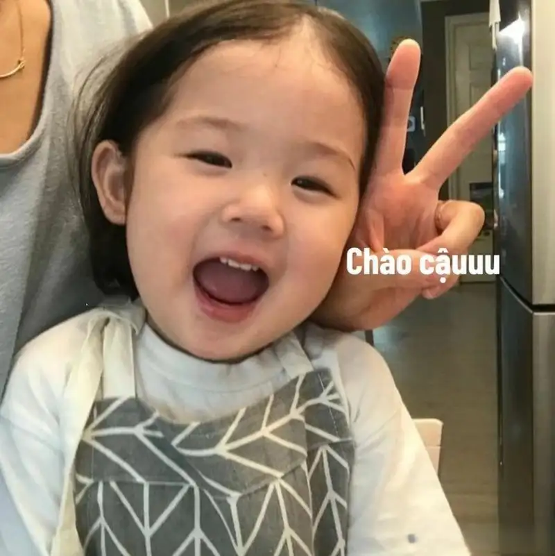 Avatar meme ảnh em bé cute mang lại niềm vui cho ngày mới