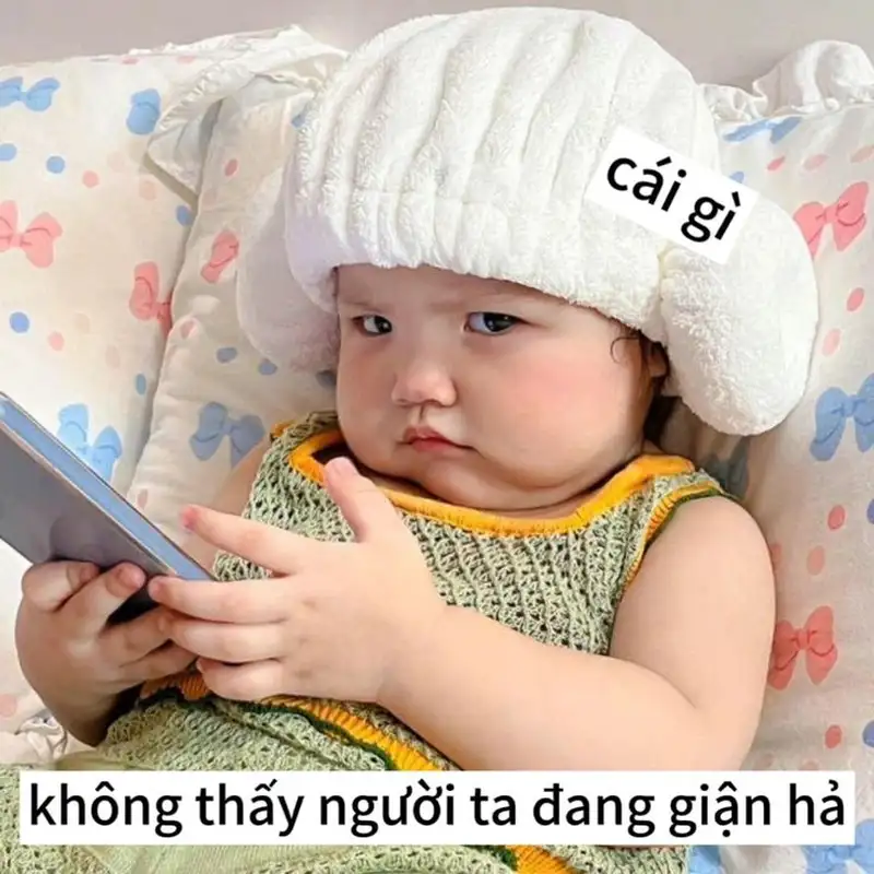 Meme cute em bé dễ thương cho những ai yêu thích