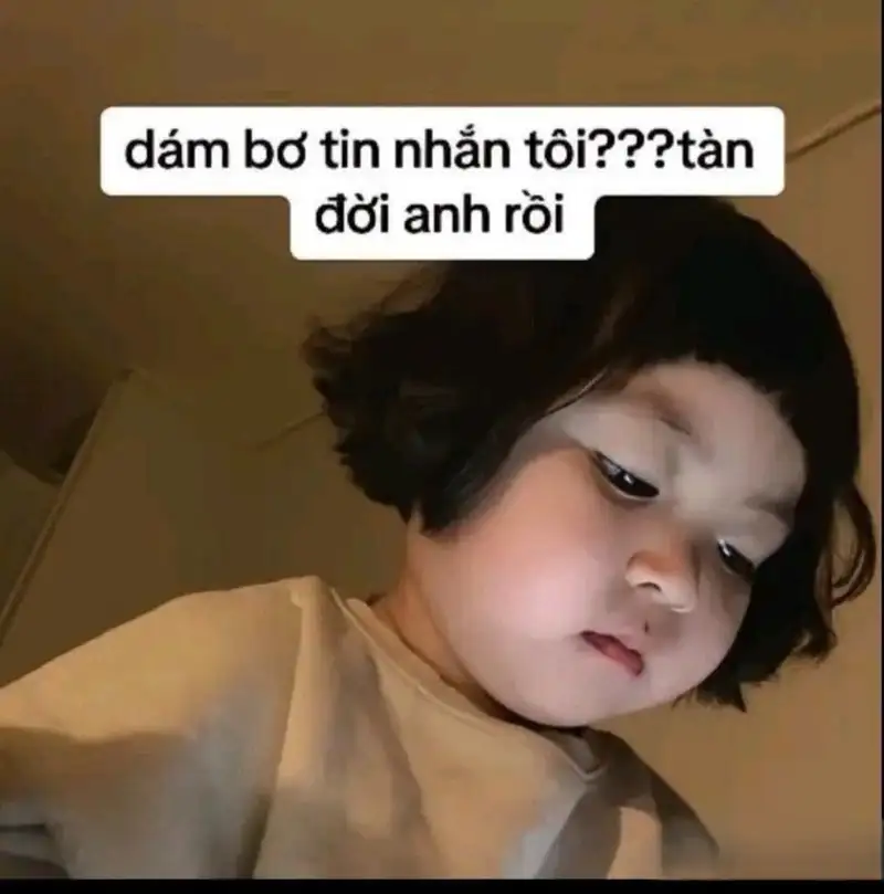 Meme em bé tức giận giúp bạn thư giãn và cười thoải mái